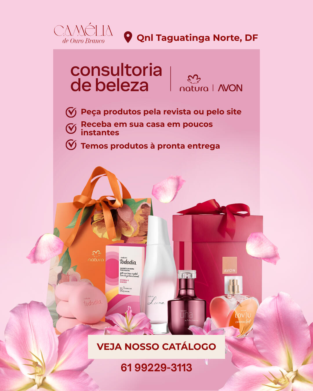Produtos Natura e Avon